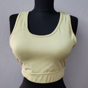 Elegant Yellow Sports Bra for Women